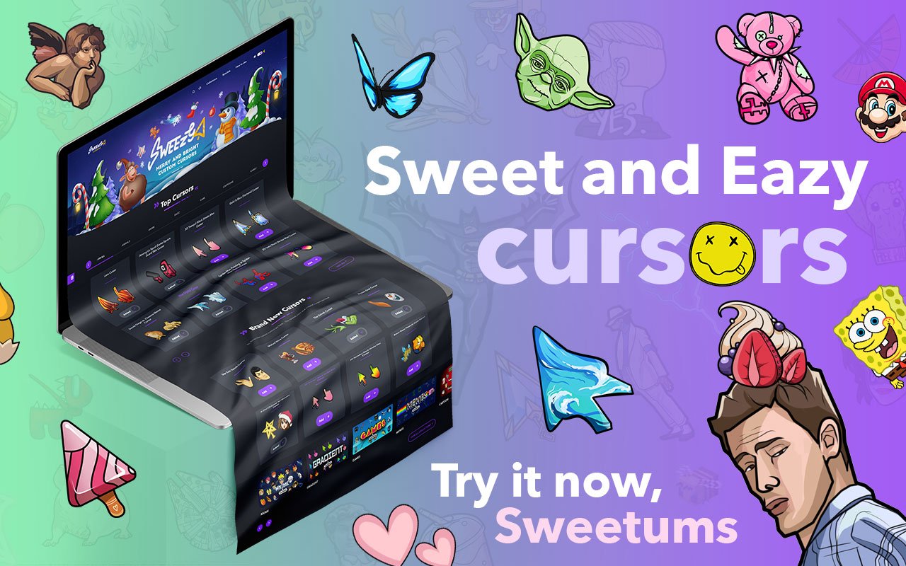 Featured Image for Sweezy Cursors ★ Custom Cursor for Chrome™